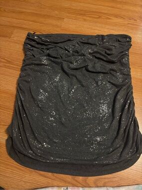 Maurice’s Women's Black Shimmer Tube Skirt size 2 x